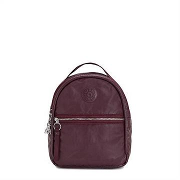 Kipling Kae Classic Metallic Rygsække Bordeaux | DK 1586BE